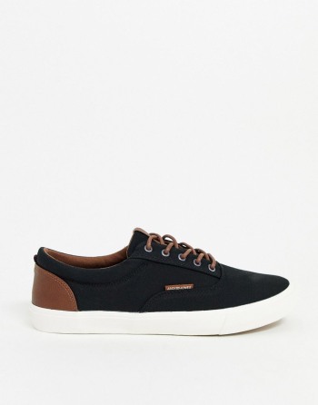 Jack & Jones Canvas Plimsolls Crne - Muške Tenisice | 03241SGHA